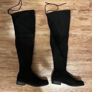 Over the Knee Boots - Black